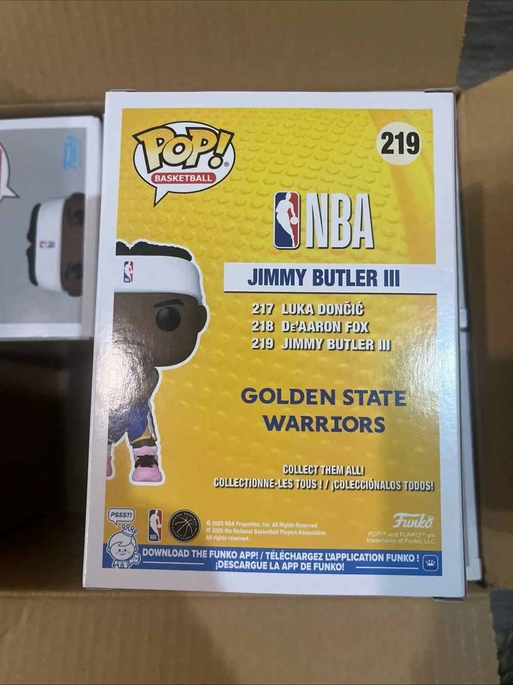 Funko Pop! Basketball Golden State Warriors Jimmy Butler III 219 NBA